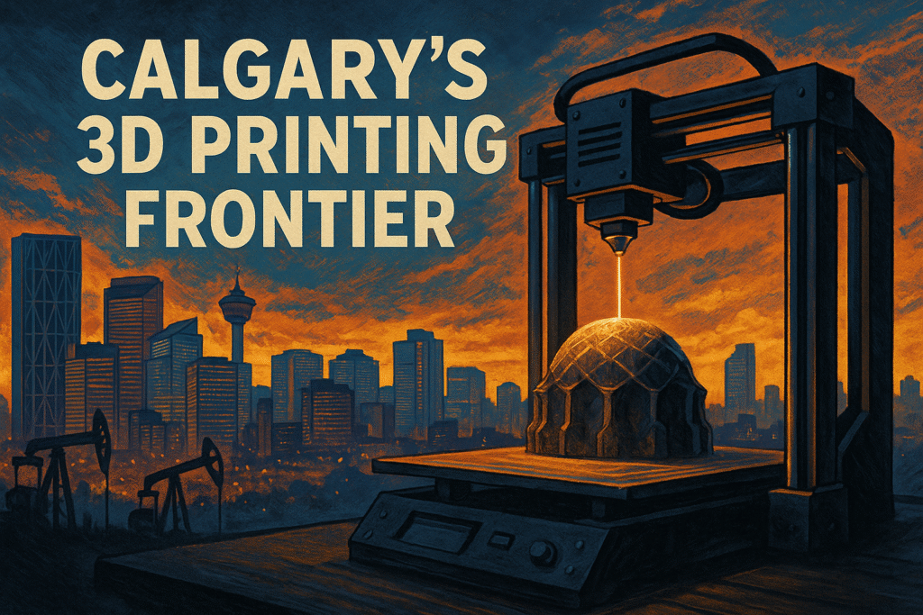 An image depicting Calgary's 3D printing frontier